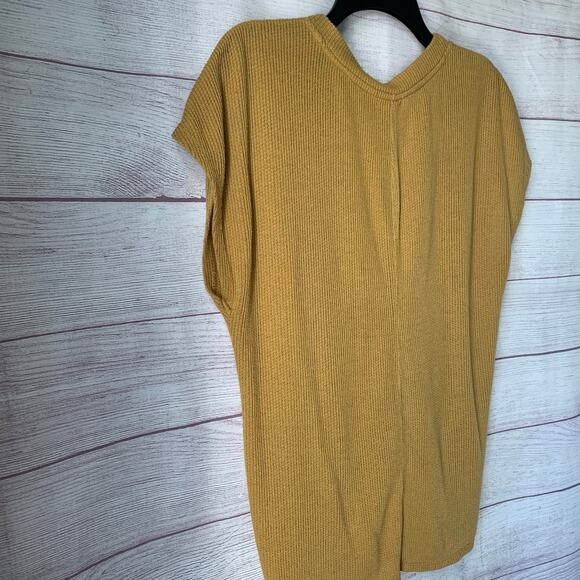 Eyeshadow Golden Yellow Cardigan Knit Sweater Button Up Size Small - Picture 12 of 14